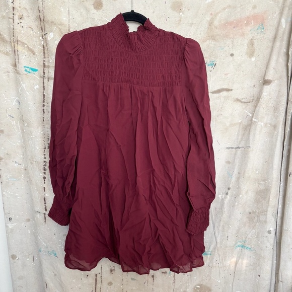 Reformation Brandi Smocked Mini Dress - Picture 2 of 5